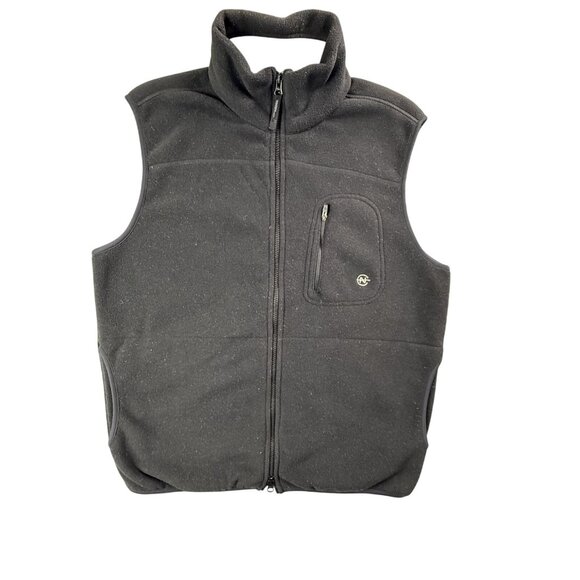 Nautica Competition Fleece Vest Mens Medium Full Zip Sleeveless Pocket Outdoor - Picture 1 of 14